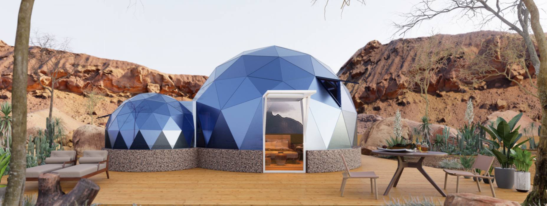 镇平县球形智能光伏玻璃星空房